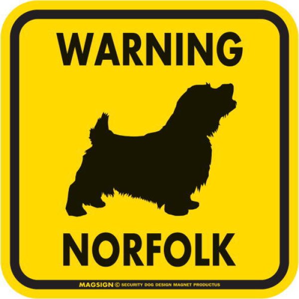 MAGSIGN] WARNING NORFOLK マグネット＆ステッカー：ノーフォーク